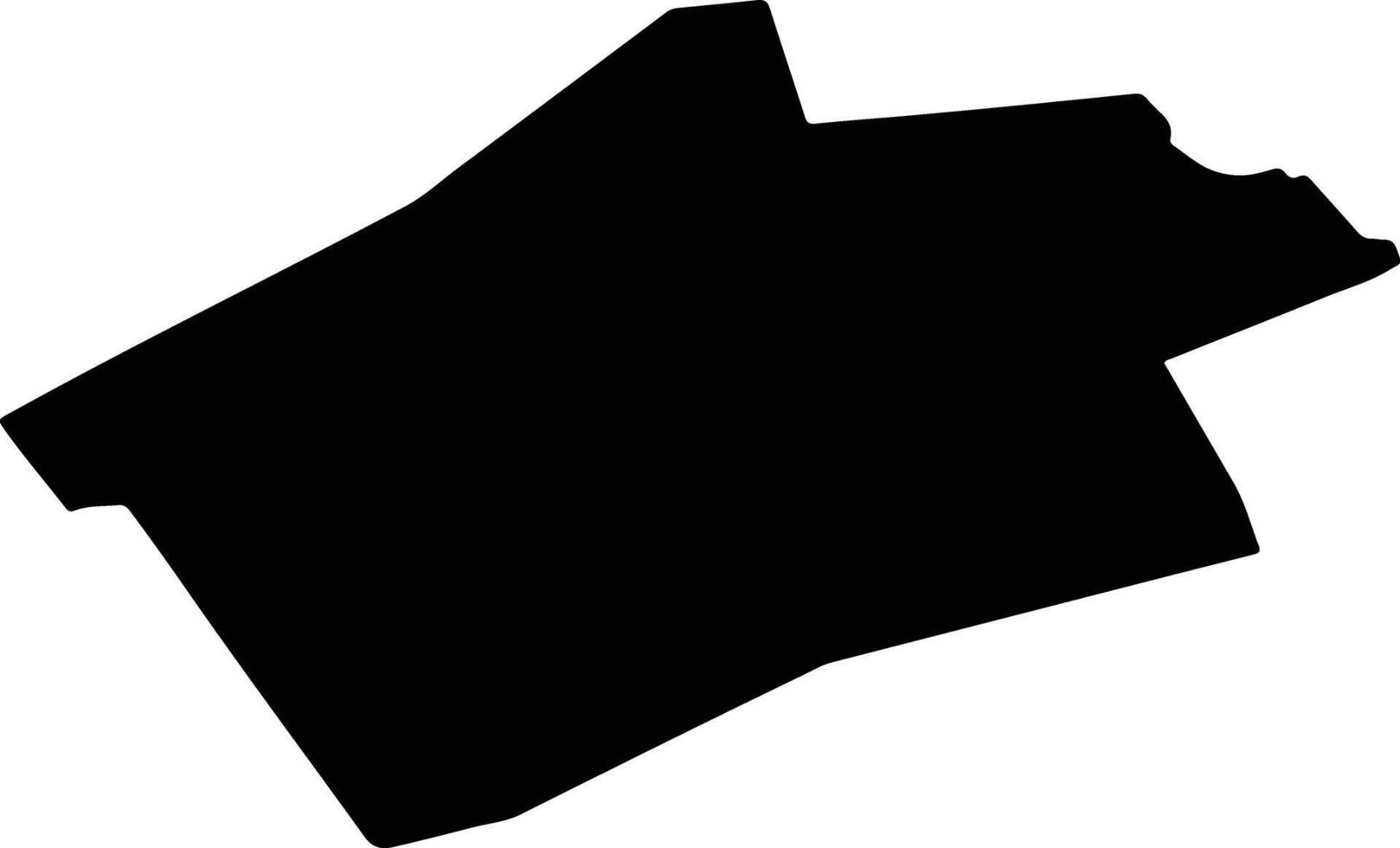 RADOIESTI Romania silhouette map vector