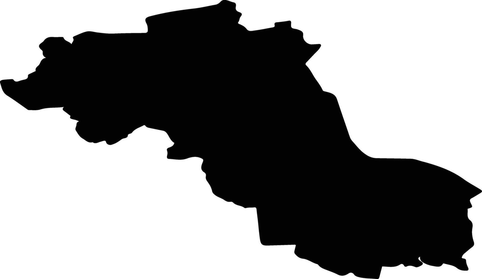 Rae vald Estonia silhouette map vector