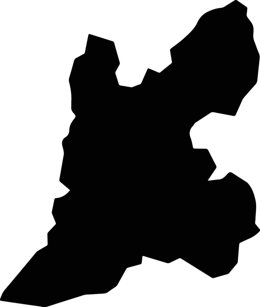 Rafi Nigeria silhouette map vector