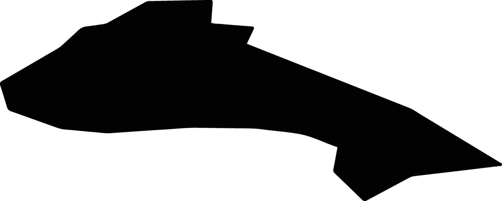 Ragunda Sweden silhouette map vector