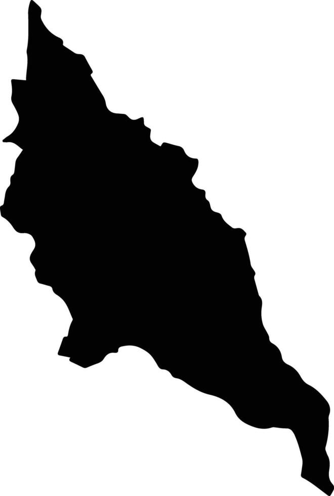 Ramapepe Lesotho silhouette map vector