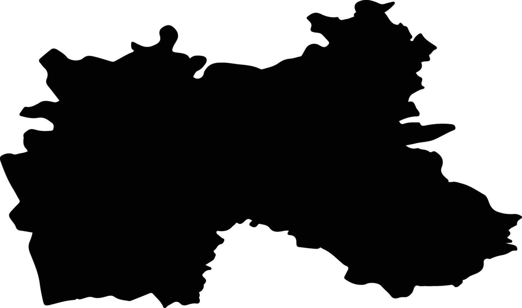 Rambrouch Luxembourg silhouette map vector
