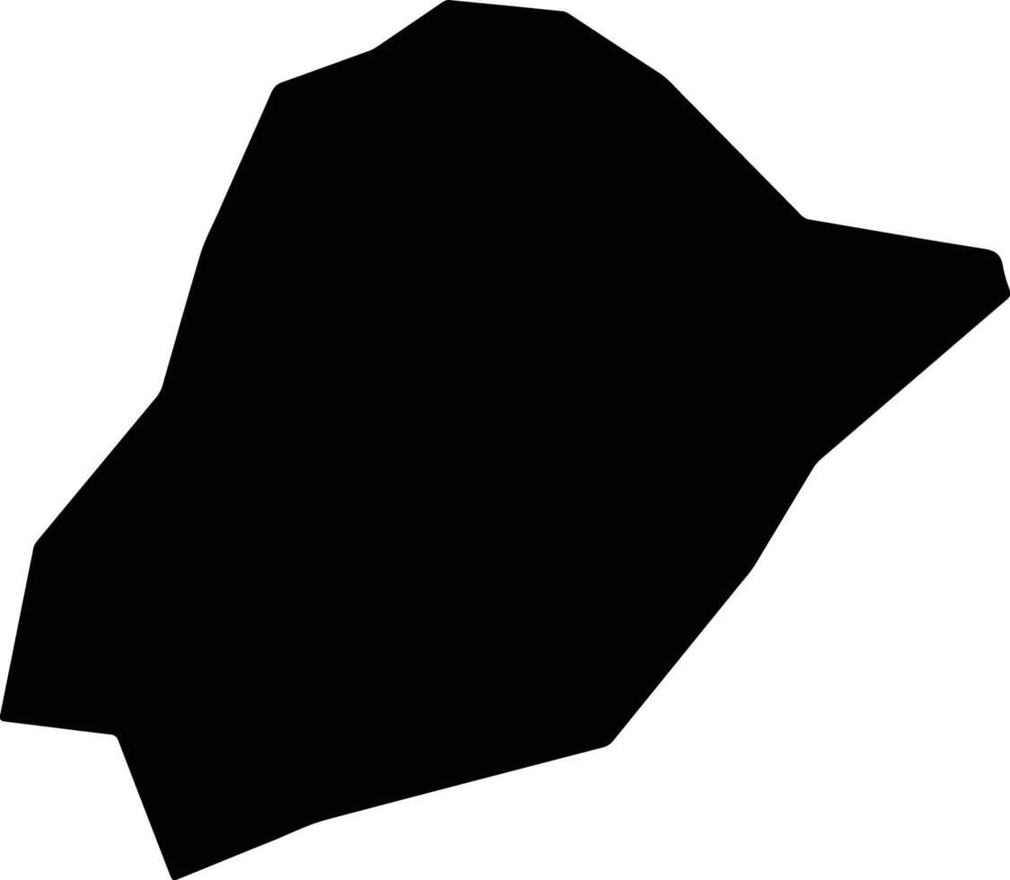 Ramjar Bhutan silhouette map vector