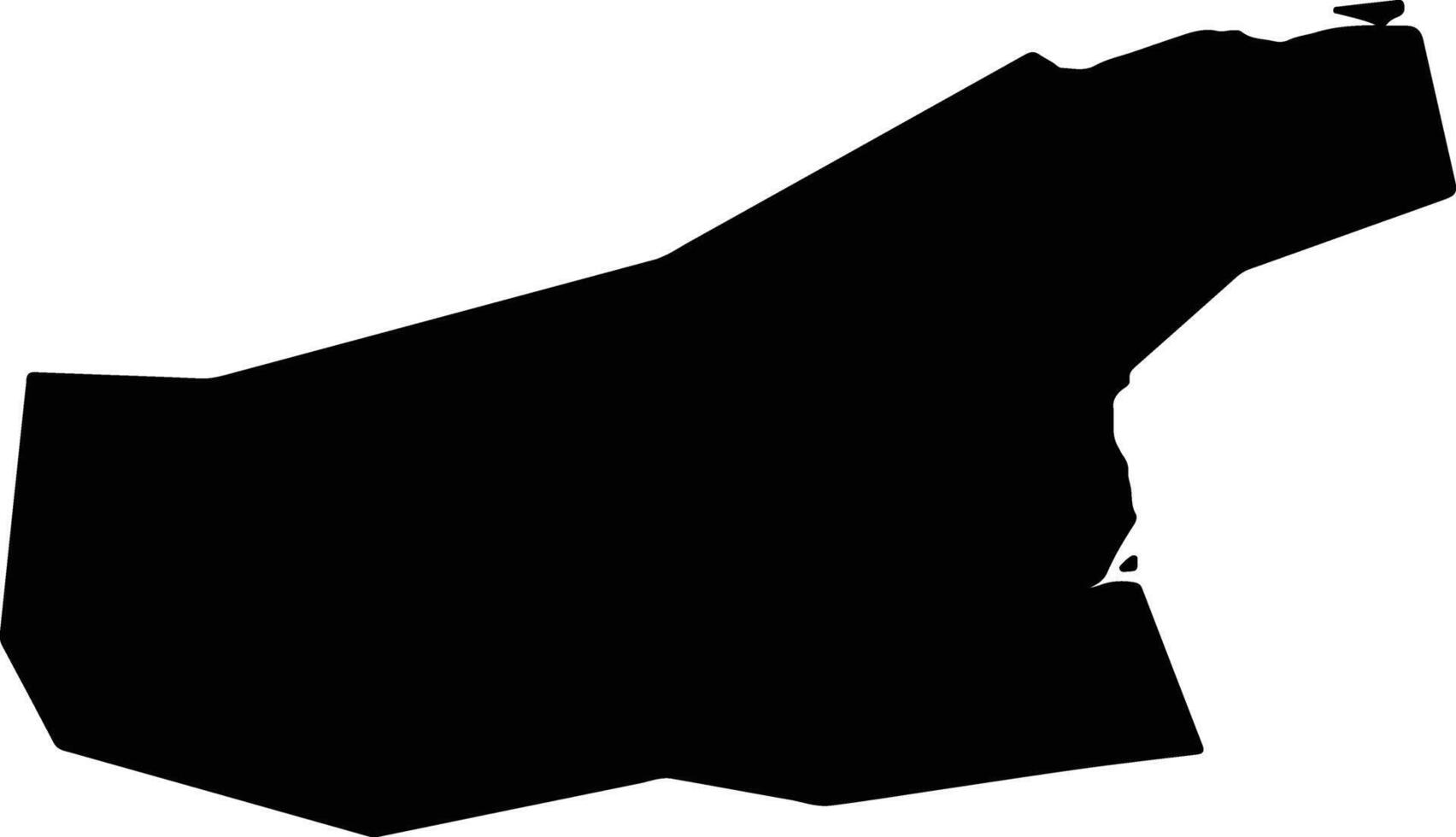 Randers Denmark silhouette map vector