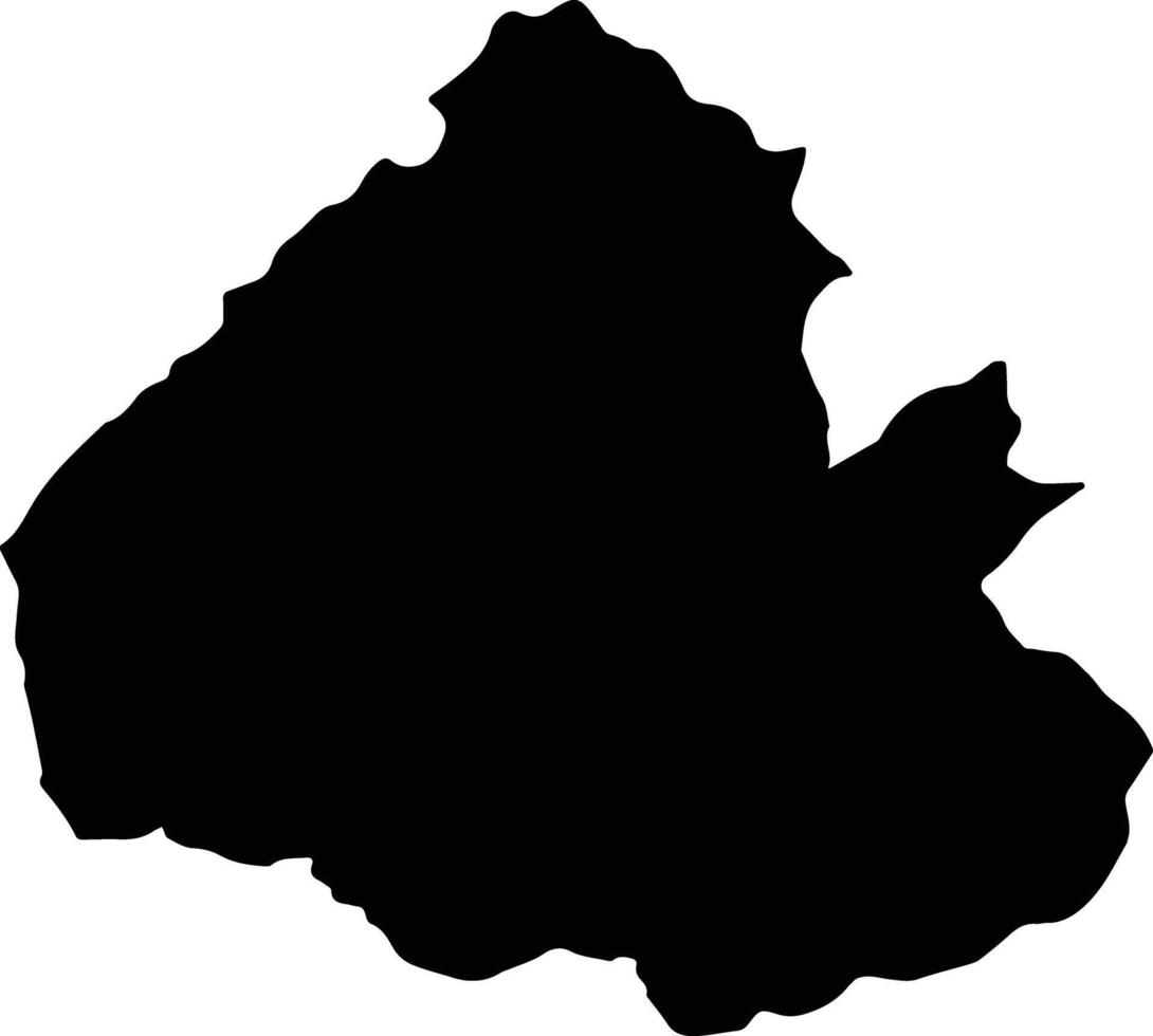 Rangel Venezuela silhouette map vector