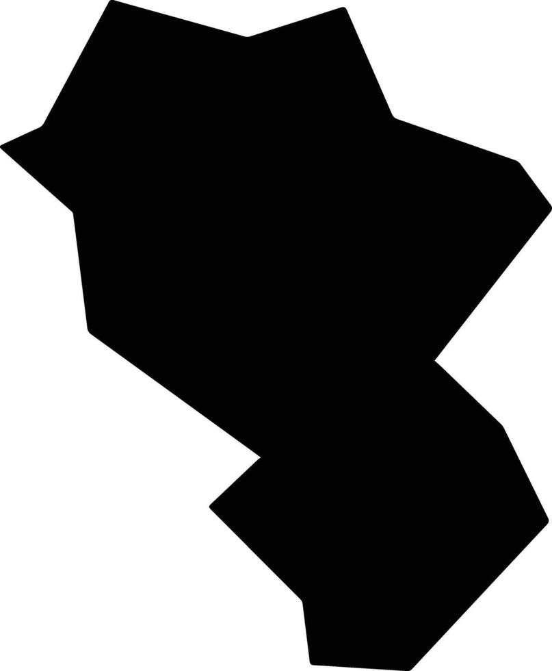 Rangtangxian China silhouette map vector