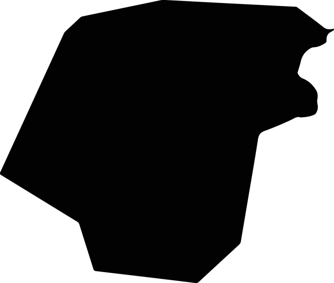 Raohexian China silhouette map vector