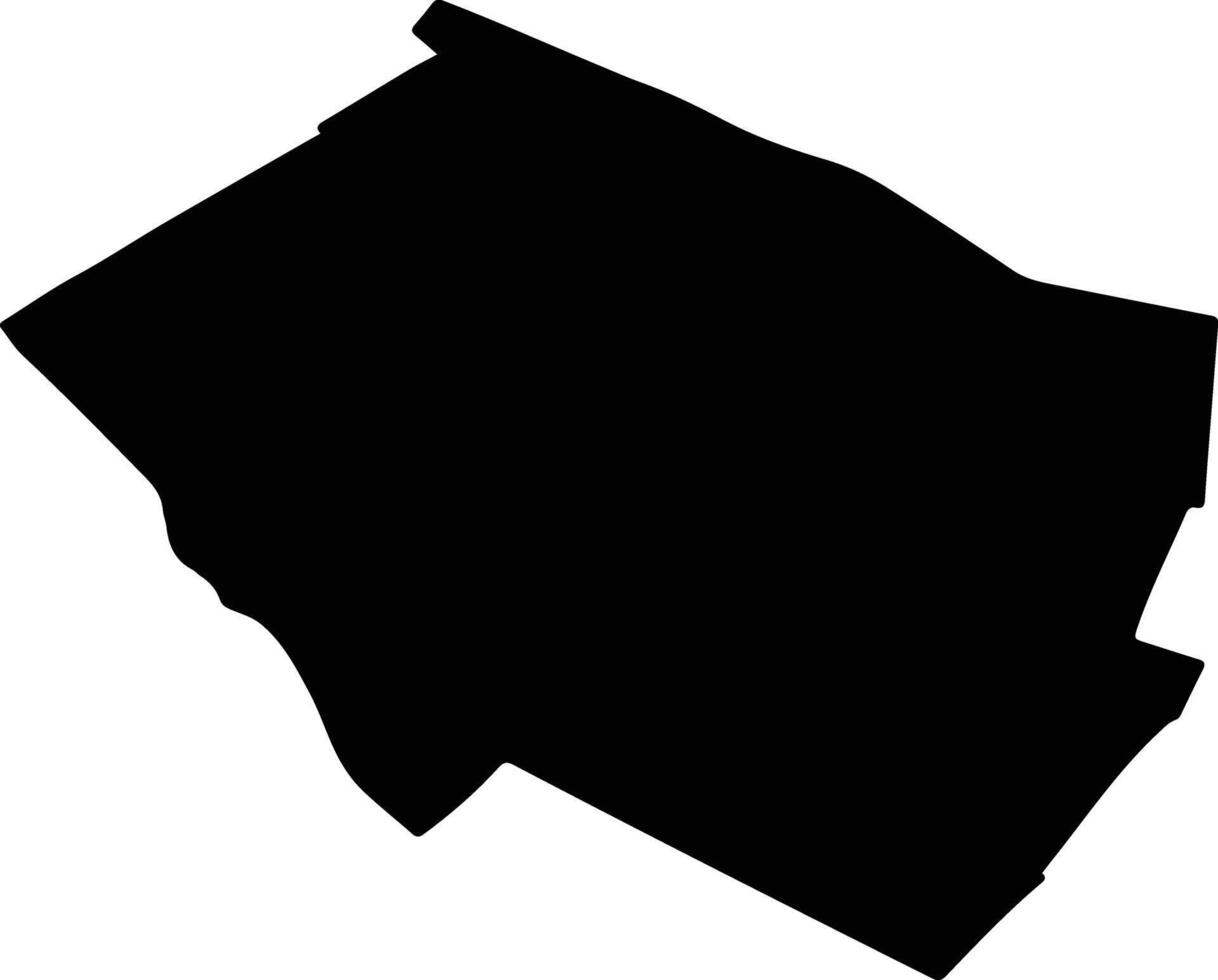 RASCAETI Romania silhouette map vector
