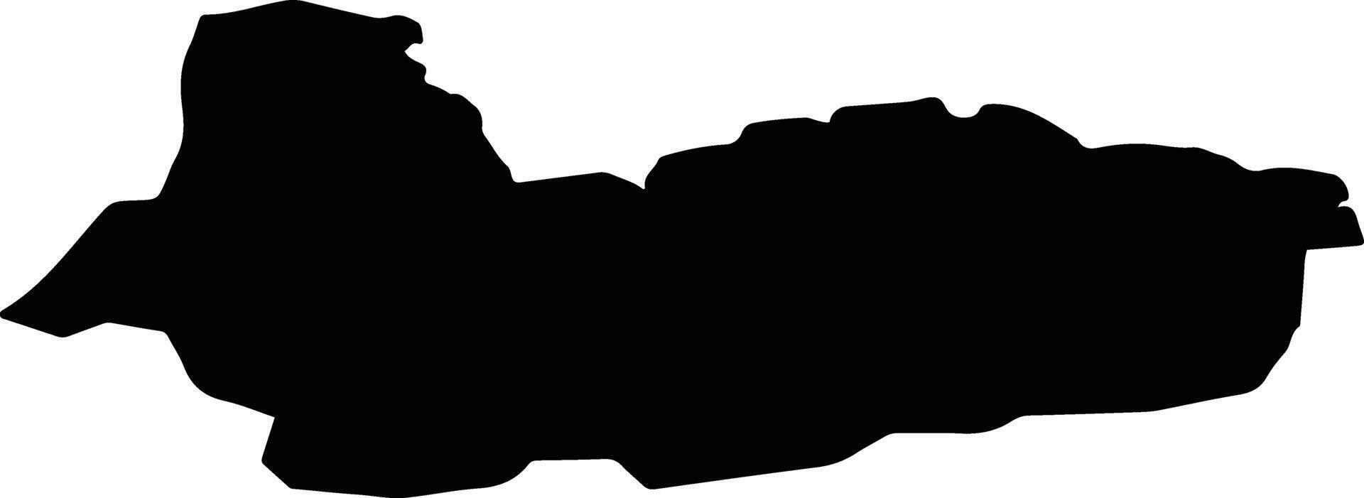Rasony Belarus silhouette map vector