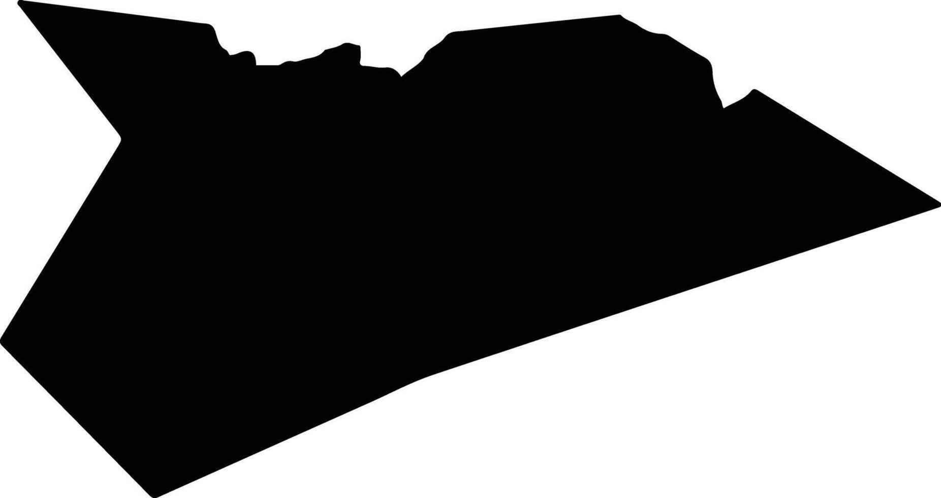 Rasuwa Nepal silhouette map vector