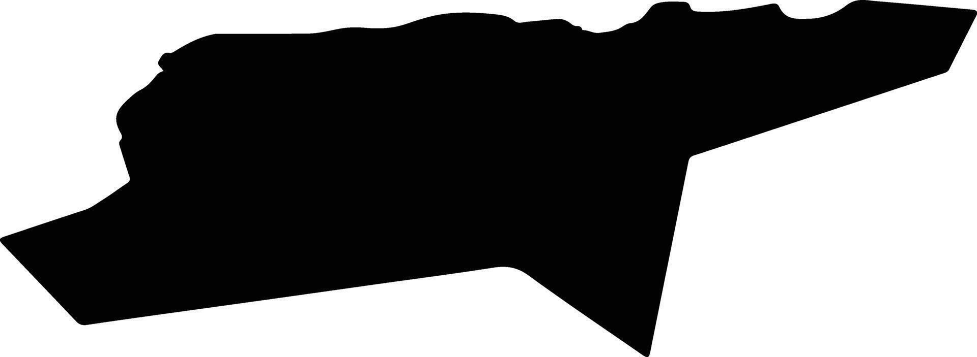 Ratne Ukraine silhouette map vector