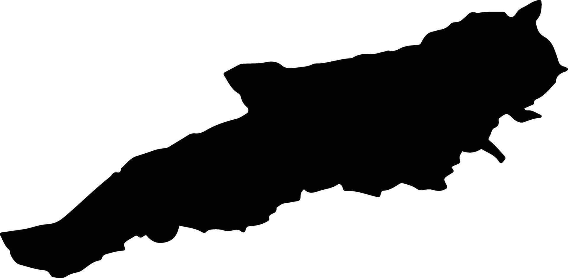 RAU SADULUI Romania silhouette map vector