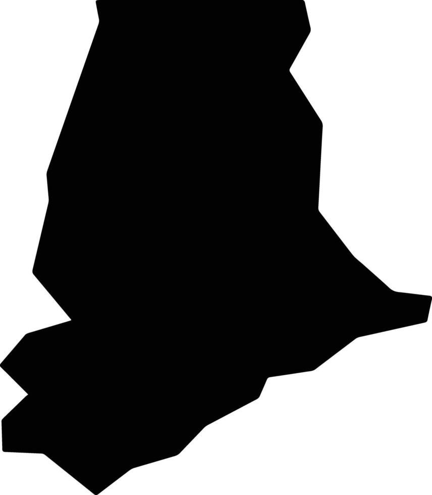 Ravalli United States silhouette map vector