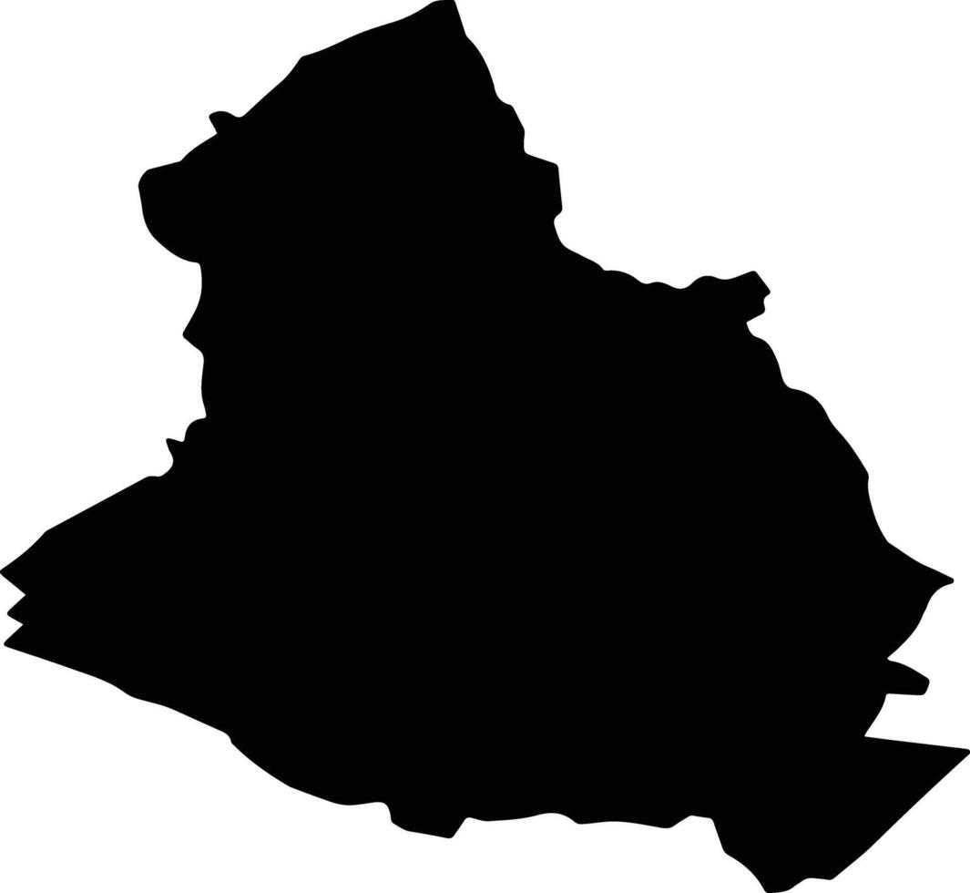 RAZVAD Romania silhouette map vector