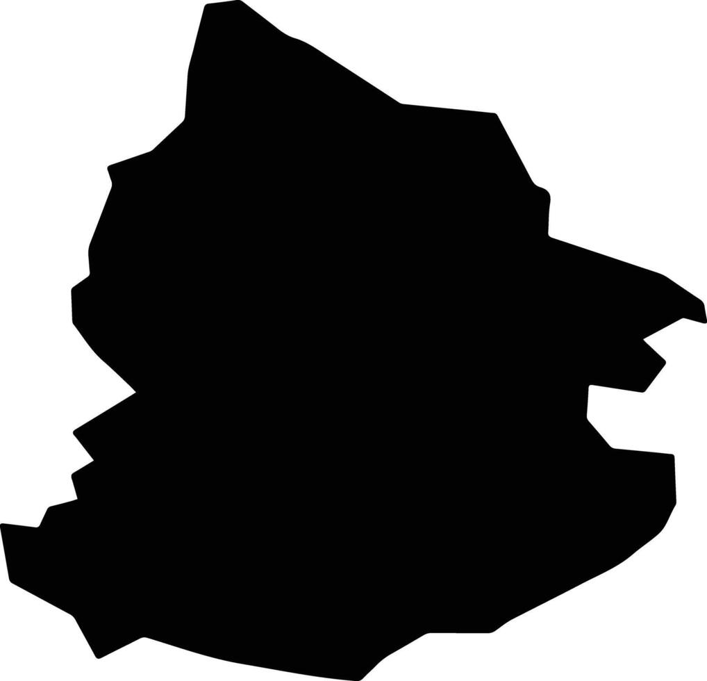 Recica ob Savinji Slovenia silhouette map vector