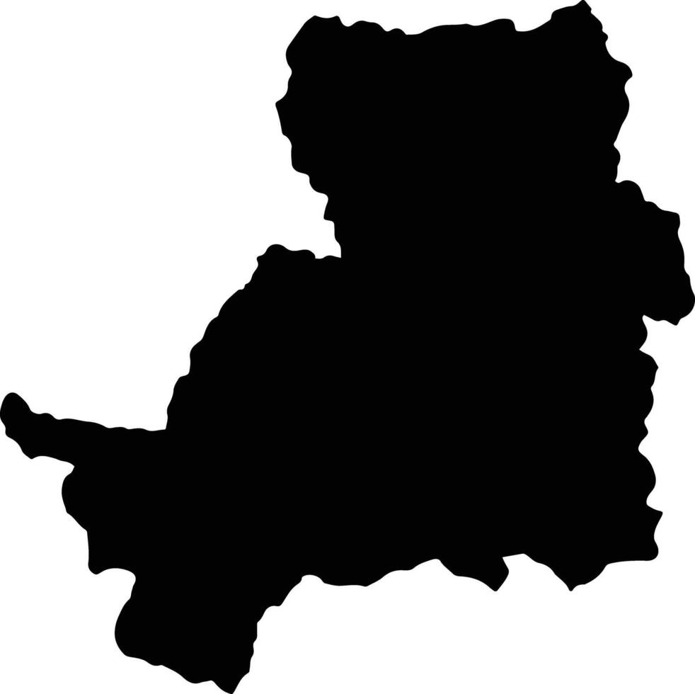 Recuay Peru silhouette map vector