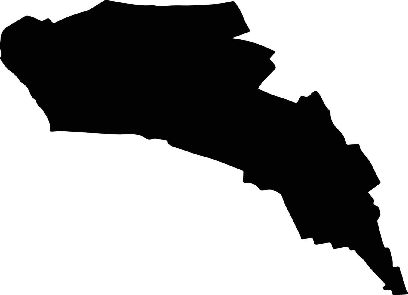 REDIU Romania silhouette map vector