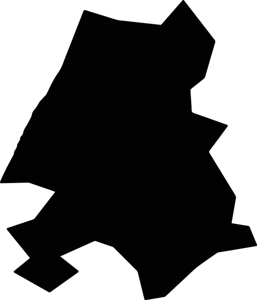 Rehovot Israel silhouette map vector