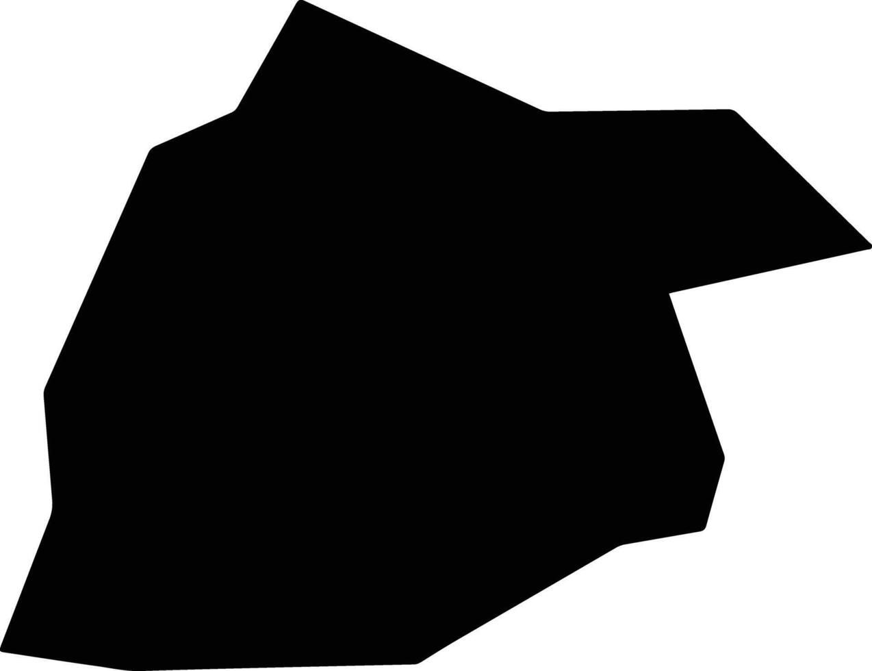 Reriutaba Brazil silhouette map vector