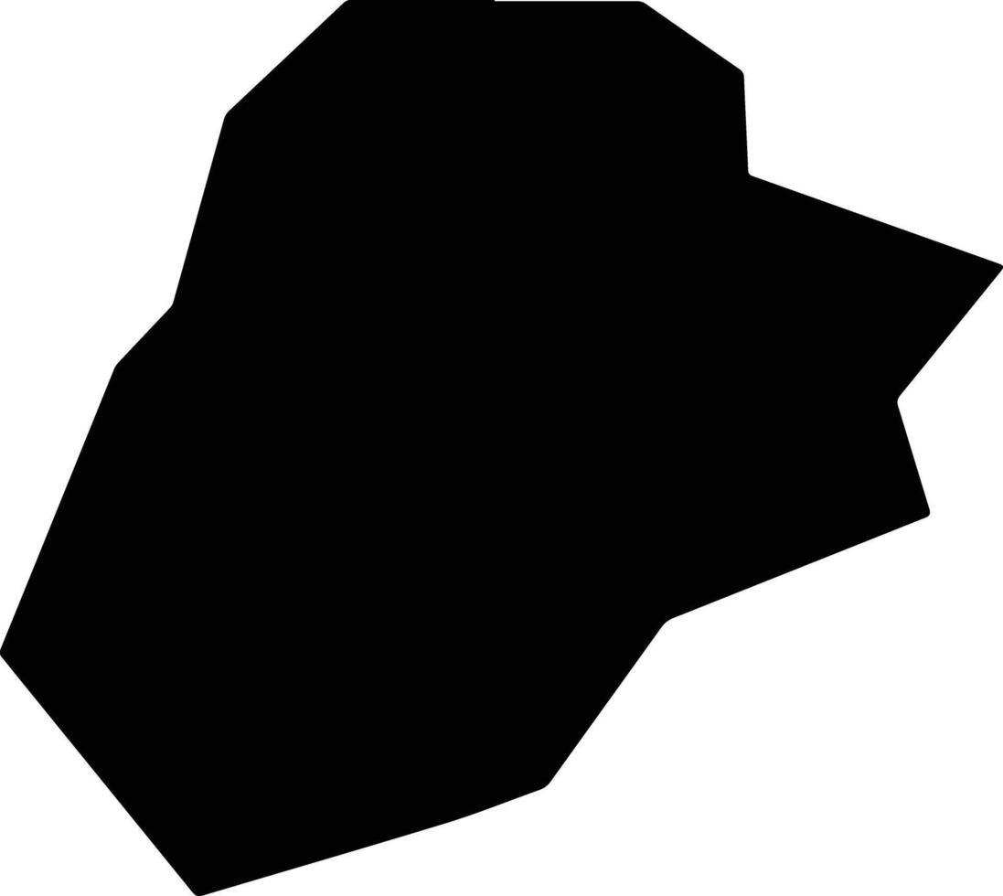 Restinga Brazil silhouette map vector
