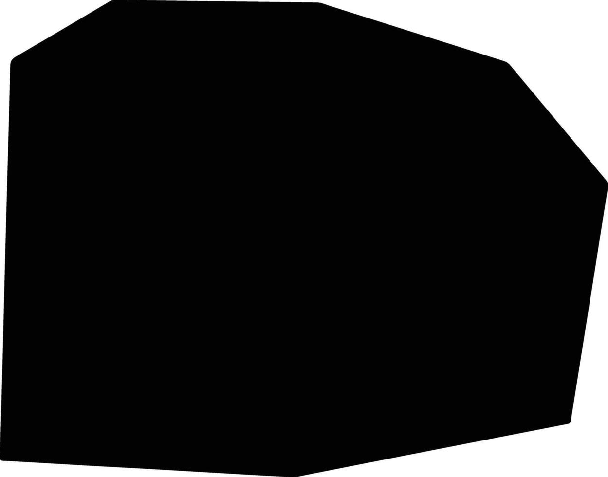 Reutov Russia silhouette map vector