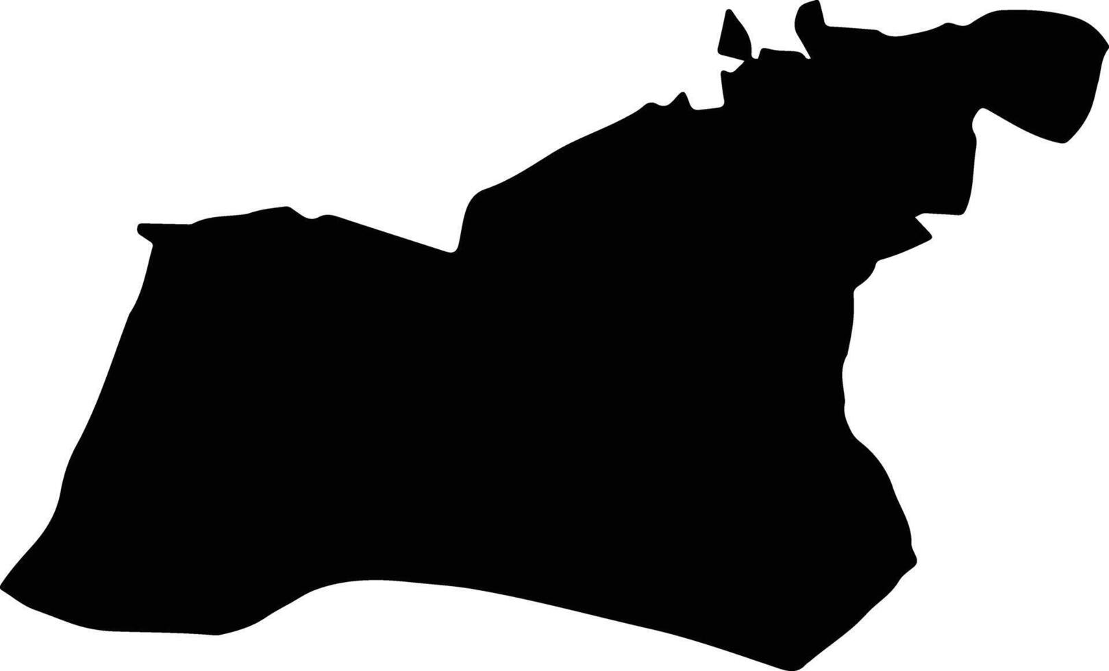 Rey Iran silhouette map vector