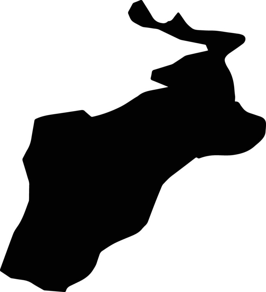 Rheintal Switzerland silhouette map vector