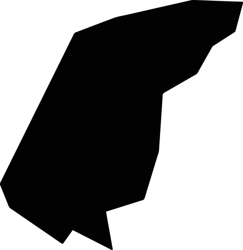 Riacho das Almas Brazil silhouette map vector