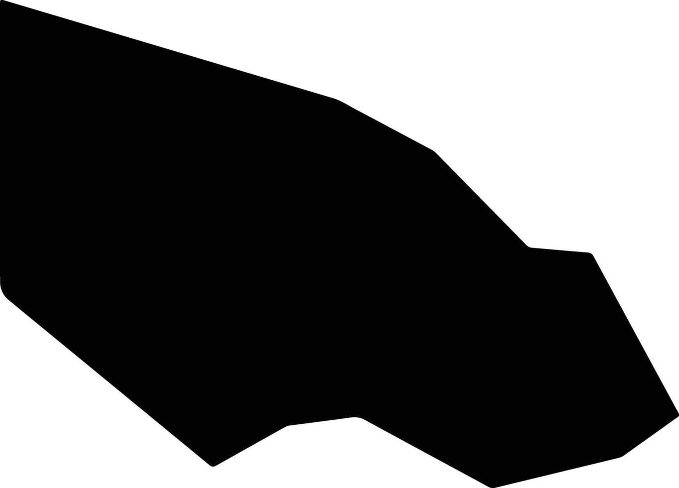 Riacho dos Cavalos Brazil silhouette map vector