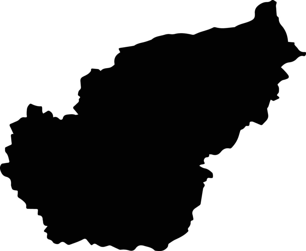 RIBITA Romania silhouette map vector