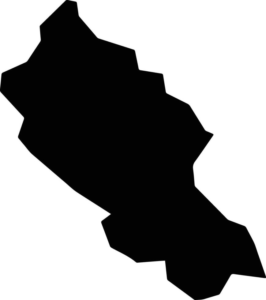 Rio Real Brazil silhouette map vector