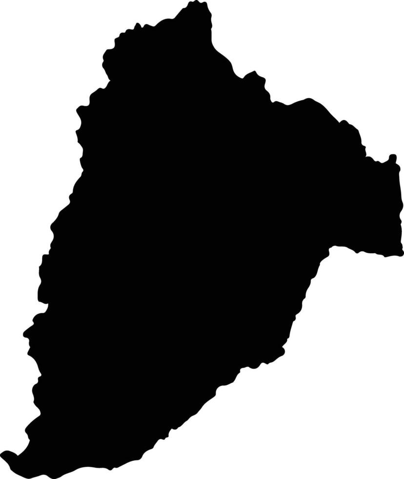 Rioblanco Colombia silhouette map vector
