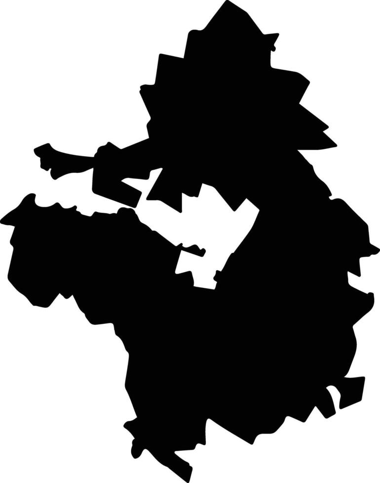 Rioverde Mexico silhouette map vector