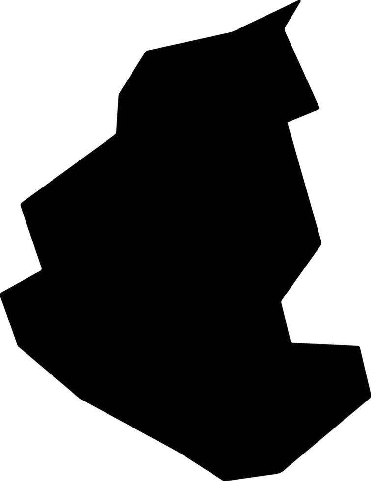 Riozinho Brazil silhouette map vector