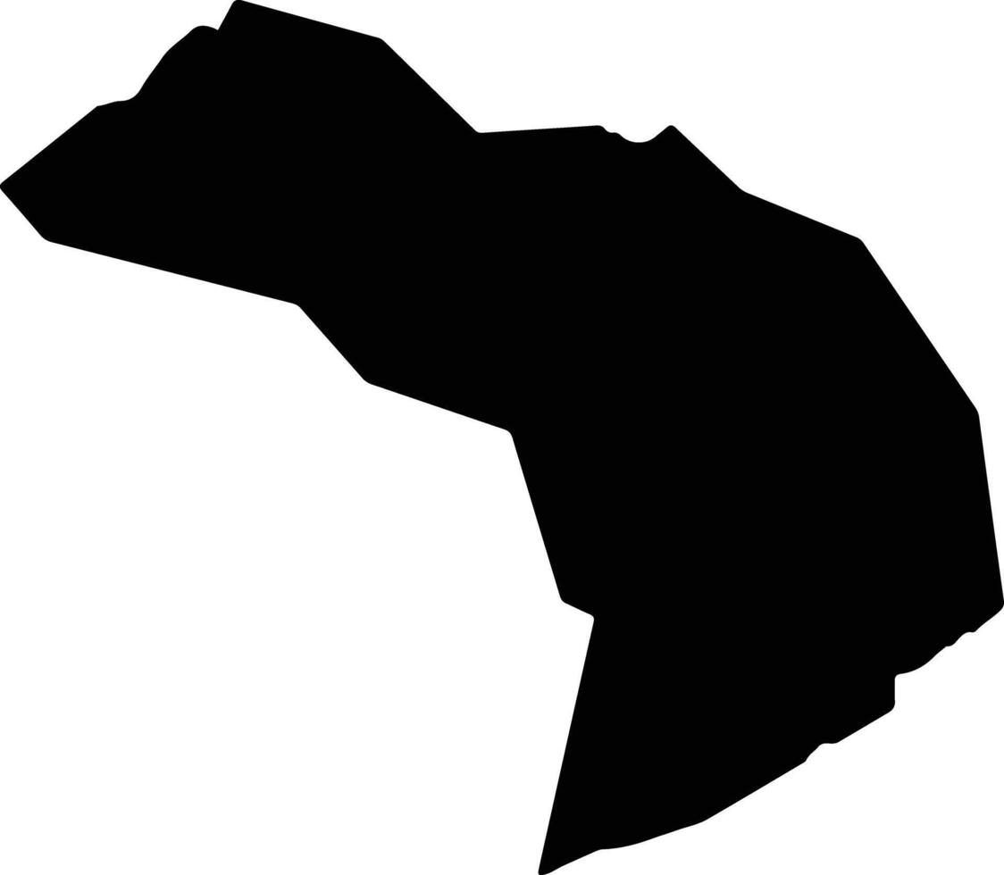 Rishirifuji Japan silhouette map vector