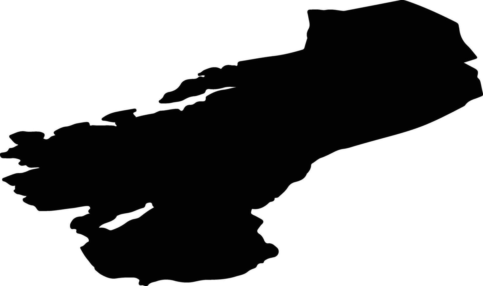 Rissa nor Norway silhouette map vector