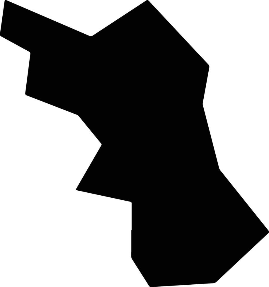 Ritto Japan silhouette map vector
