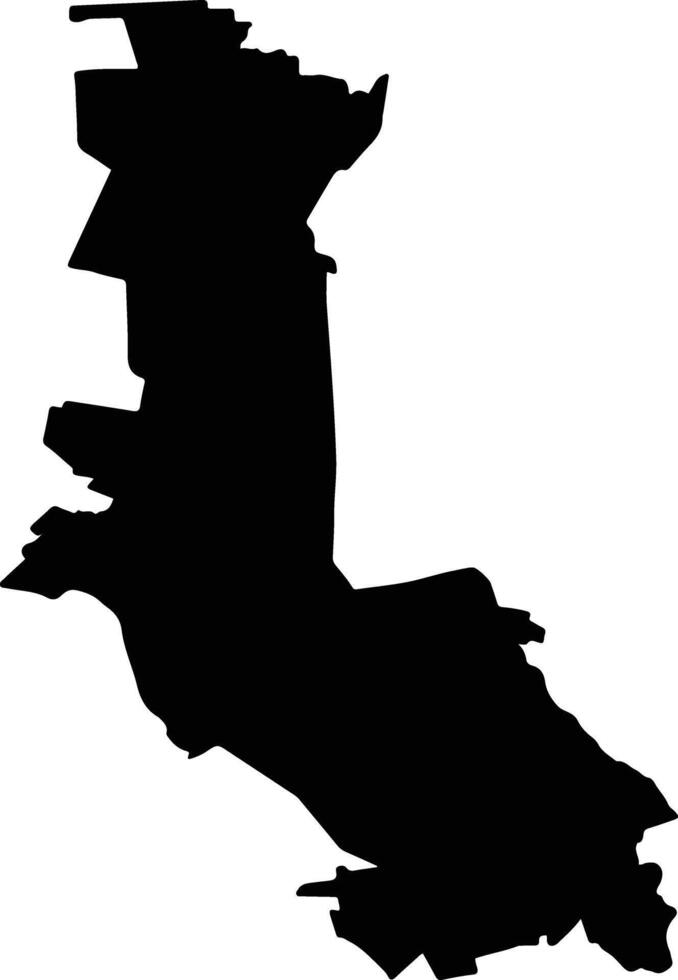 Riva Palacio Mexico silhouette map vector