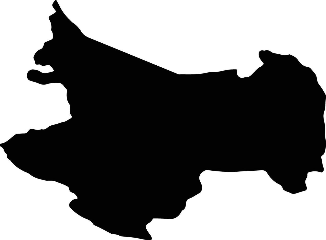 Riyadh Saudi Arabia silhouette map vector