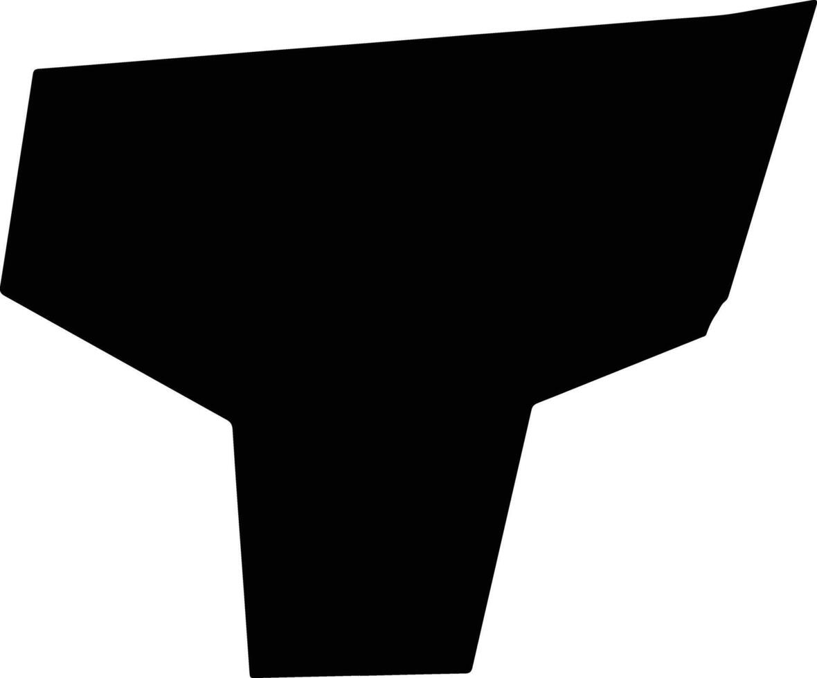 Rizhaoshi China silhouette map vector