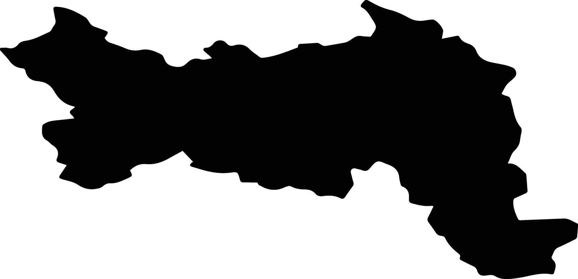 Rmartno pri Litiji Slovenia silhouette map vector