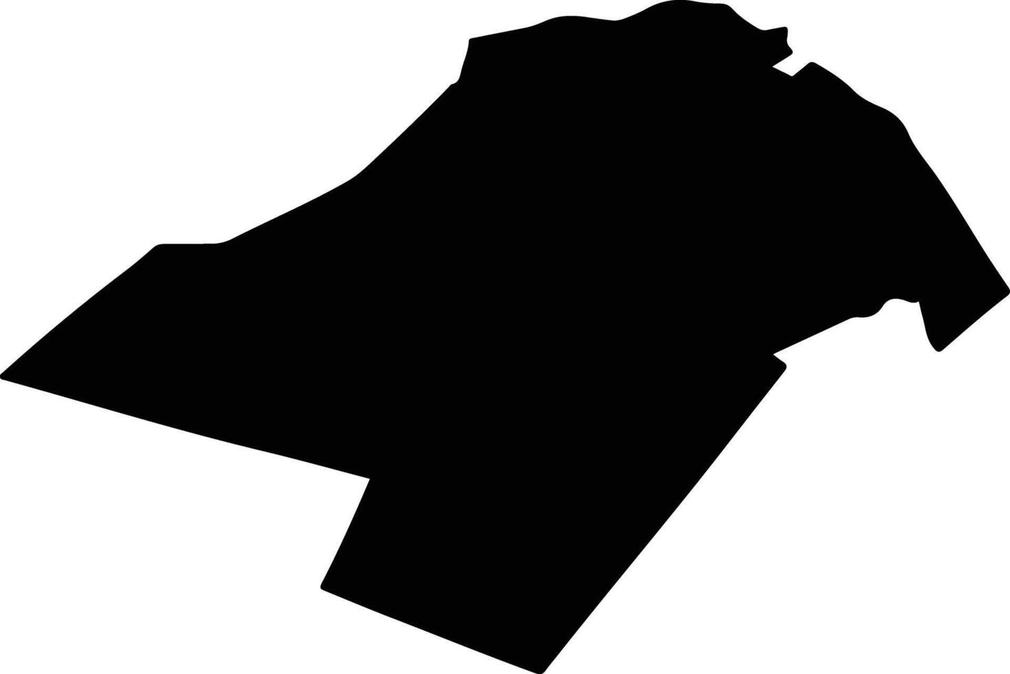 ROBANESTI Romania silhouette map vector