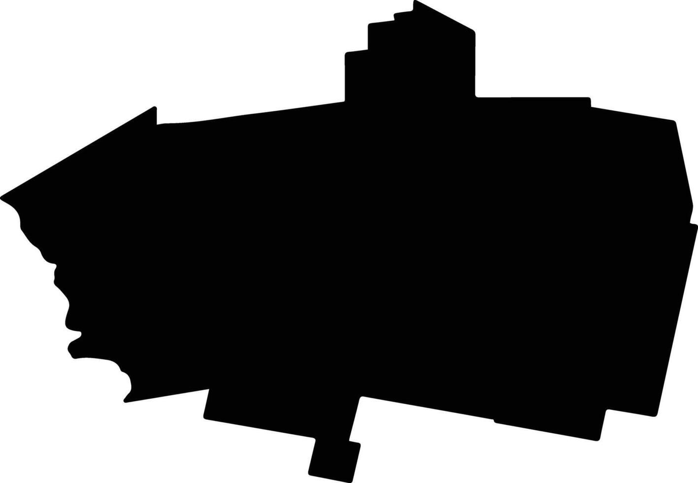 Robles Argentina silhouette map vector