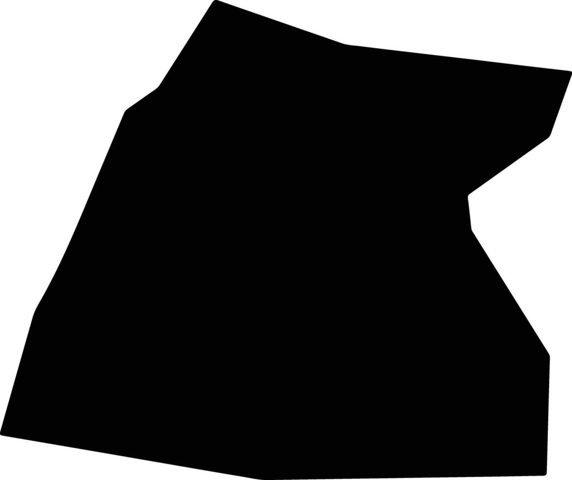 Roblot Saint Lucia silhouette map vector