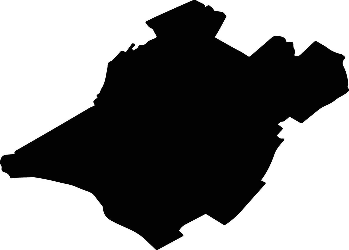 ROCIU Romania silhouette map vector