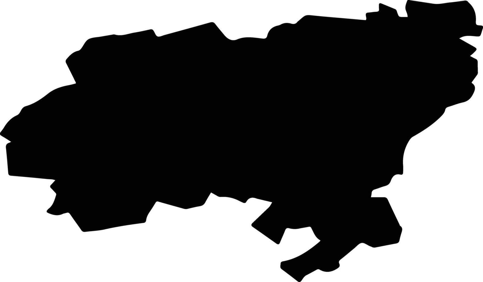 Romodanovsky District Russia silhouette map vector