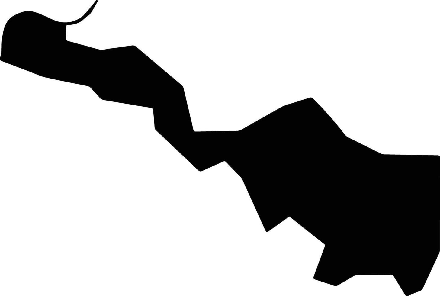 Roque Gonzales Brazil silhouette map vector