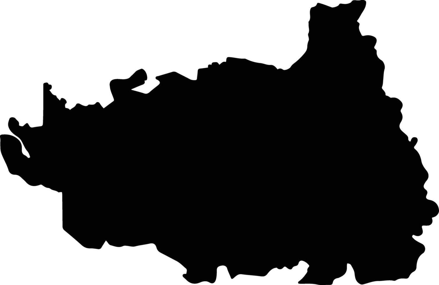 Rosamorada Mexico silhouette map vector