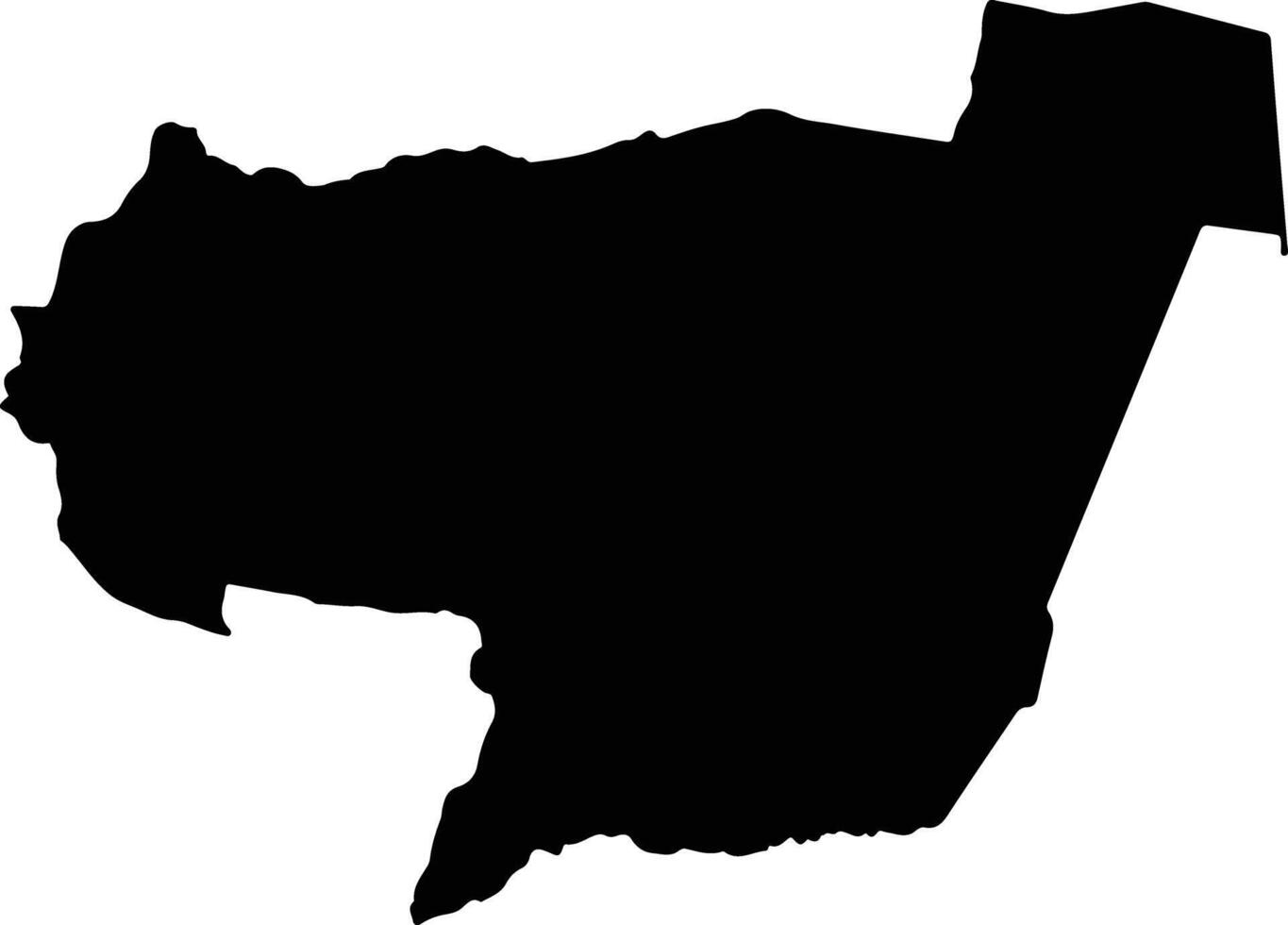Rosario de la Frontera Argentina silhouette map vector