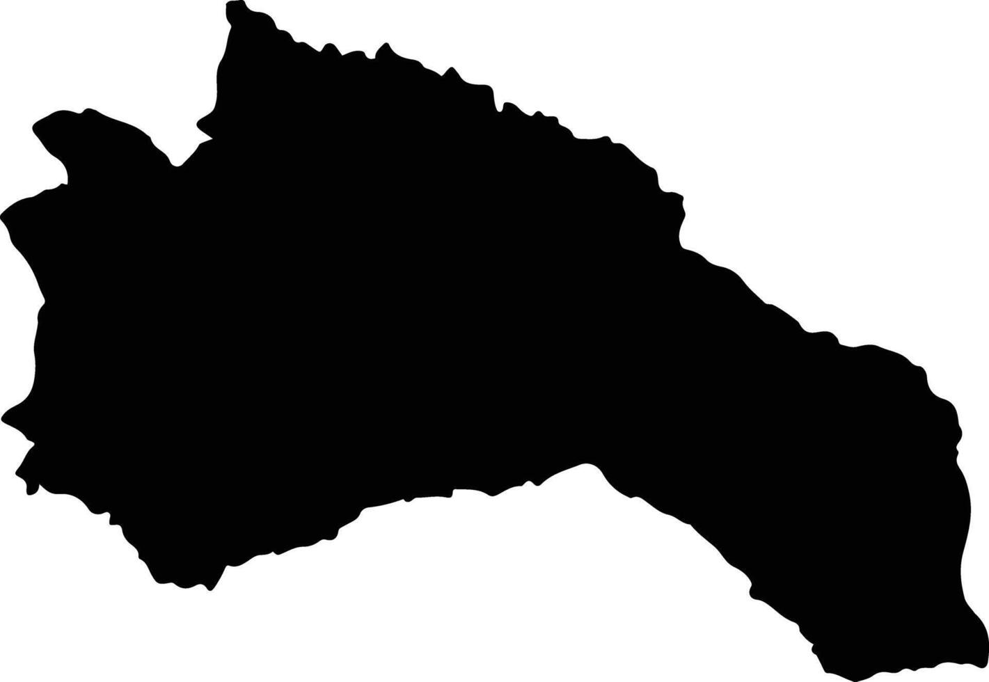 Rosas Colombia silhouette map vector